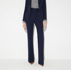 Pantaloni in doppio crêpe stretch