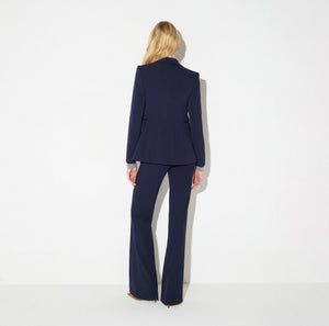 Pantaloni in doppio crêpe stretch