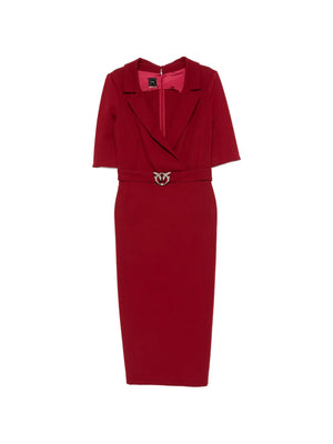 PINKO Love Birds belted dress