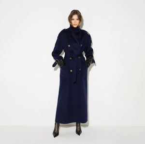 Coat in double cloth