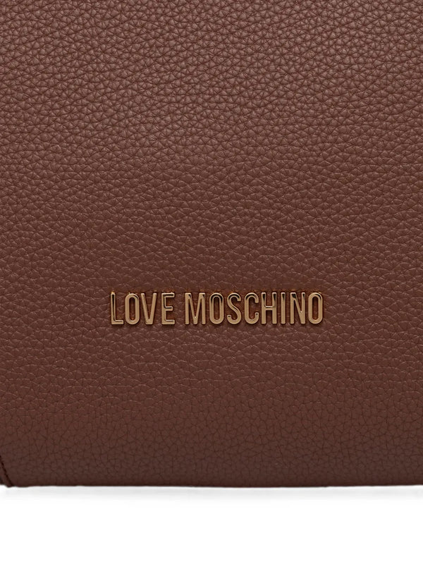 Love Moschino tote bag with logo and buckles