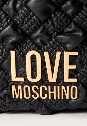 Love Moschino CHESS Q - Τσάντα χειρός - black