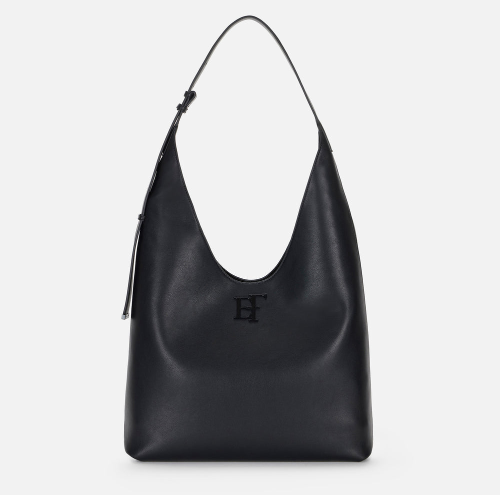Large hobo bag with logo