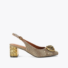 chelsea block slingback heel