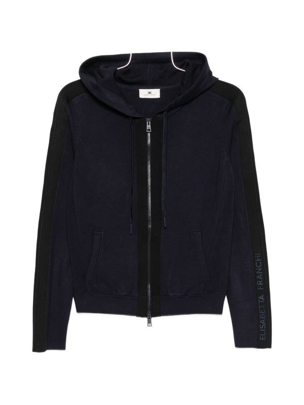 Maglia tricot Blu notte/Nero