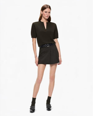 PINKO Maglia con scollo a V in lana e cashmere