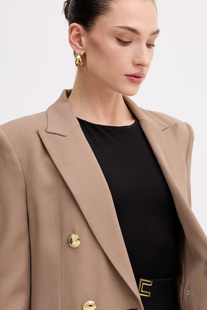 Elisabetta Franchi Παλτό γυναικείο με βισκόζη