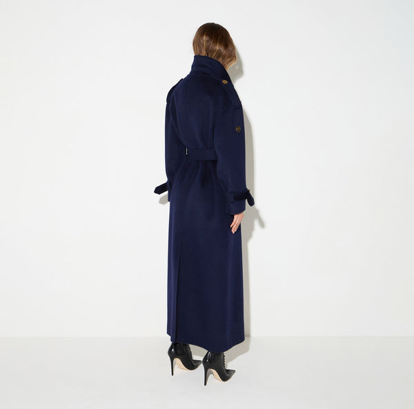 Coat in double cloth