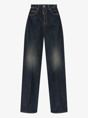 DSQUARED2 faded-knee jeans
