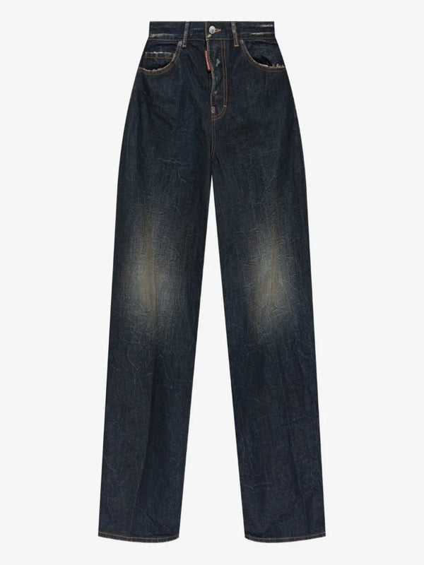 DSQUARED2 faded-knee jeans