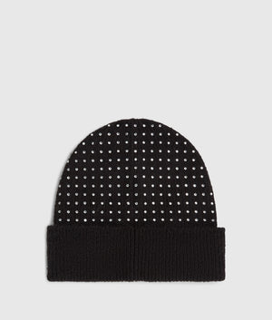 K/Signature rhinestone beanie