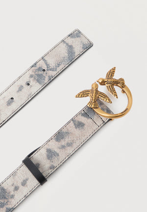 LOVE BERRY BELT LOW CROSTA - Belt - avorio/nero/beige/antique gold-coloured