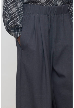 ELEH WIDE LEG PANTS GREY EFW260074