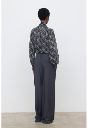 ELEH WIDE LEG PANTS GREY EFW260074