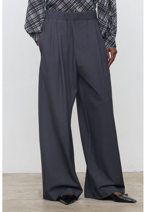 ELEH WIDE LEG PANTS GREY EFW260074
