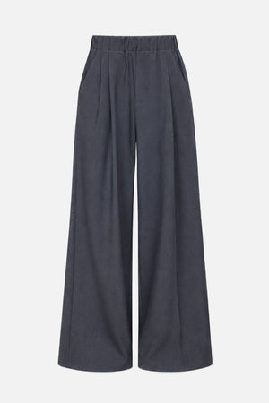 ELEH WIDE LEG PANTS GREY EFW260074