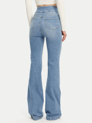 Elisabetta Franchi Τζιν PJ82D51E2 Μπλε Regular Fit