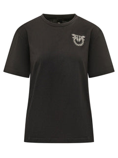 Pinko Logo Embellished T-Shirt