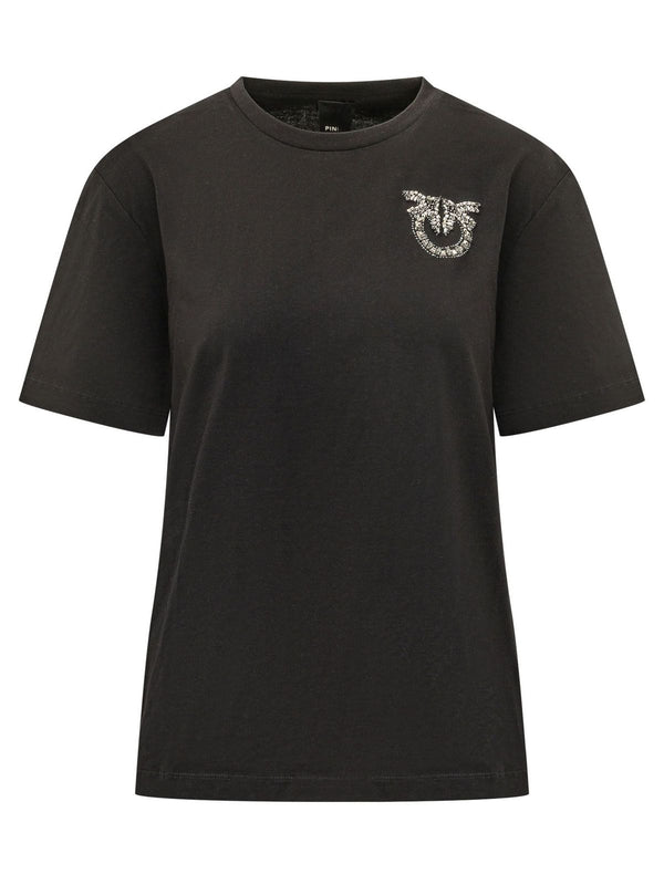 Pinko Logo Embellished T-Shirt