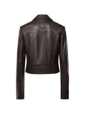 PINKO Lederjacke im Biker-Style