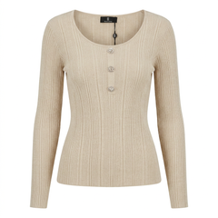 FRACOMINA BEIGE TOP