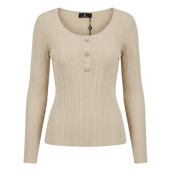 FRACOMINA BEIGE TOP