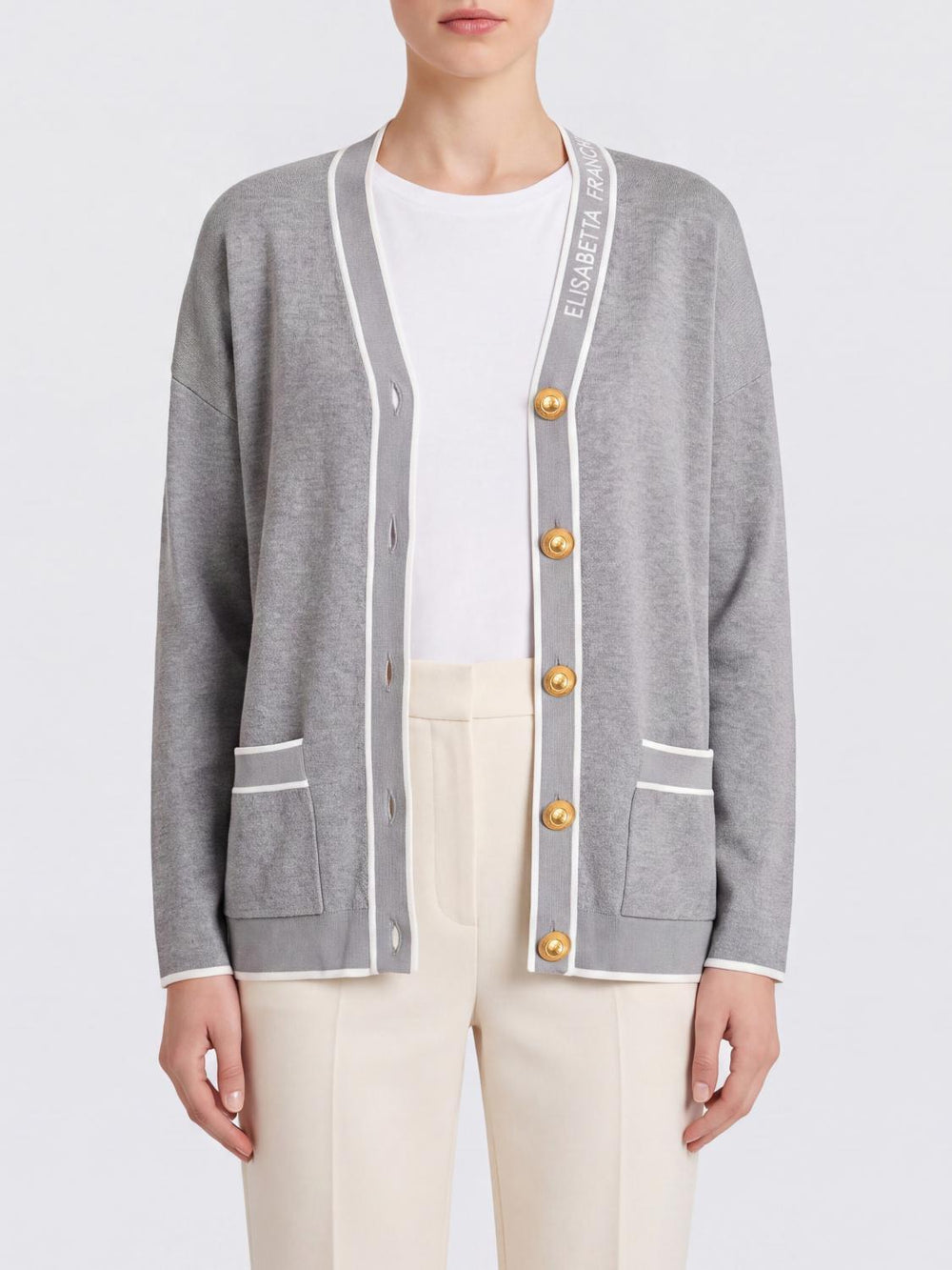 ELISABETTA FRANCHI レディース セーター MK13S66E2 Grey