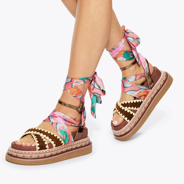 Orson Cross Scarf Sandal