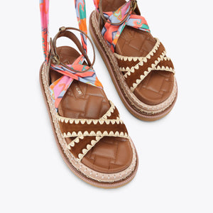Orson Cross Scarf Sandal