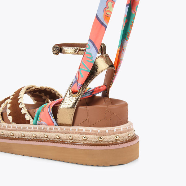Orson Cross Scarf Sandal