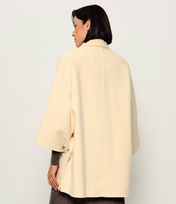 Woolen coat + scarf Ciclamino