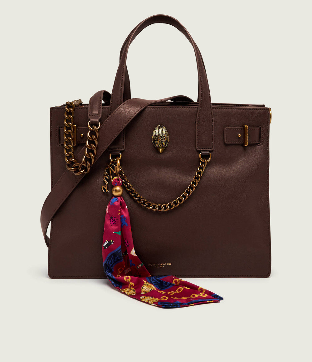 Leather satchel bag Sloane