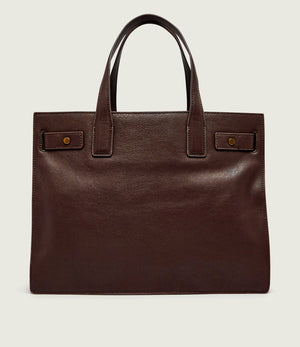 Leather satchel bag Sloane