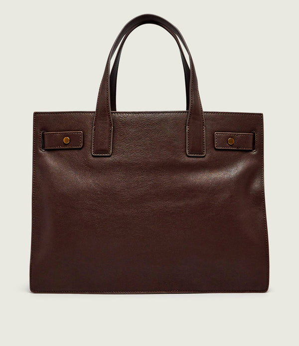 Leather satchel bag Sloane