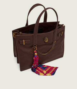 Leather satchel bag Sloane