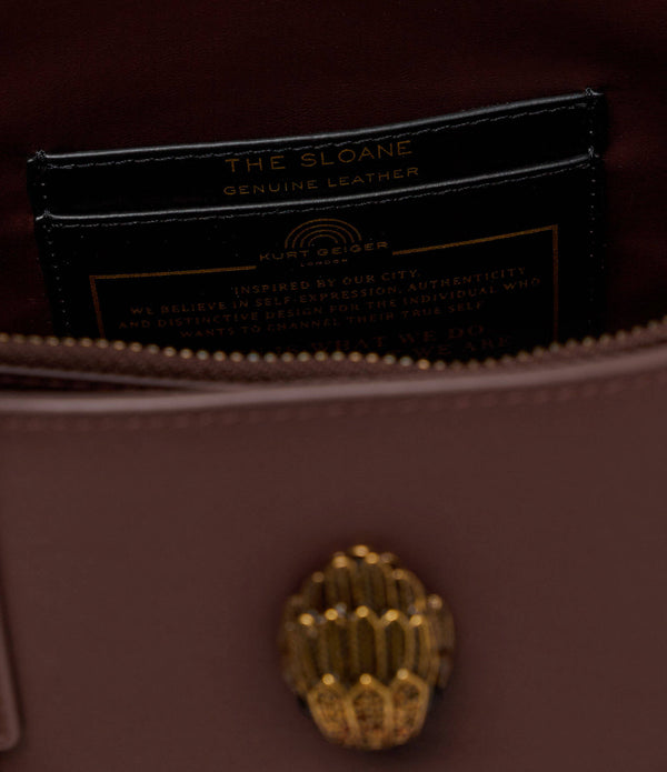 Leather satchel bag Sloane
